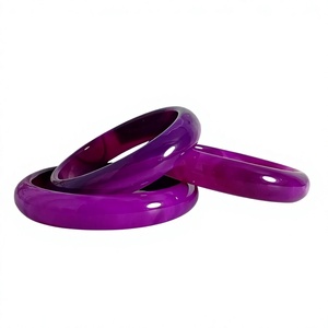 Best Vintage Colorful Resin Acrylic <b>Bangle</b> <b>Bracelets</b> for Women Stylish Design Fancy Flower Fashion Jewelry Party Wedding Woman - Product Image 2