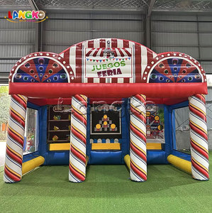 3 en 1 evento al aire libre Hupfburg Casa de rebote castillo <span class=keywords><strong>hinchable</strong></span> Aufblasbare Spielzeuge puente inflable - Product Image 1
