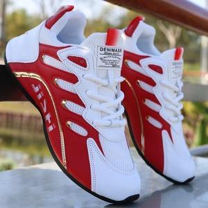 Zapatillas de deporte impermeables de otoño para hombre de gama alta, zapatillas de correr informales Torre ligeras para todo tipo de clima con malla con cordones para estudiantes - Product Image 5