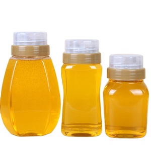Unique 250g 500g food honey container plastic pet bottle with cap