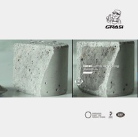 Citerne à tambour moderne de 20 L en béton préfabriqué avec revêtement Nano Protect, scellant imperméable pour béton, contrôle strict de la qualité