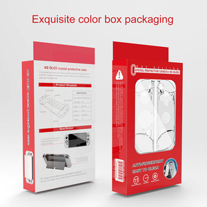 <b>Switch</b> OLED Console Protective <b>Case</b> Crystal PC Cover For Nintendo <b>Switch</b> OLED Transparent Design - Product Image 5