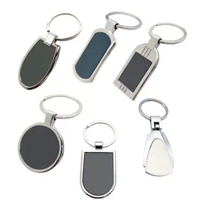 流行的Diy染料升华印花钥匙圈空白金属钥匙扣，带有您自己的标志和设计