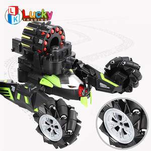 LK Toys Nouveauté Voiture Télécommandée Tout-Terrain Cascadeuse Type Char pour Enfants, Camion RC avec Fonction de Tir et Balles Souples - Product Image 2