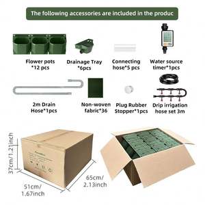 Sistema hidropónico Vertical <span class=keywords><strong>de</strong></span> jardín <span class=keywords><strong>de</strong></span> Torre aeropónica <span class=keywords><strong>de</strong></span> venta superior, macetas verticales <span class=keywords><strong>de</strong></span> jardín montadas en la pared maceta <span class=keywords><strong>de</strong></span> pared apilable - Product Image 6