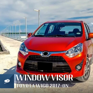 Visera para Ventana MOSUN para TOYOTA WIGO Agya para Daihatsu <span class=keywords><strong>Ayla</strong></span> 2014, Visera de Ventilación Automática, Protector contra la Intemperie, Deflector de Viento, Protector de Lluvia - Product Image 6