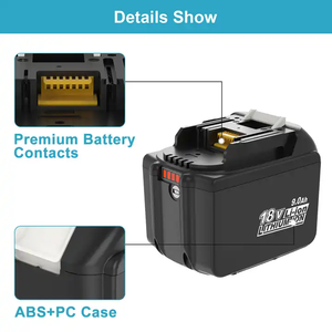 بطارية أدوات كهربائية بديلة لـ BL1860B BL1890B BL1815N 18V 4.5ah 6Ah 7.5AH 9Ah ليثيوم أيون مجهزة بمؤشر LED - Product Image 5