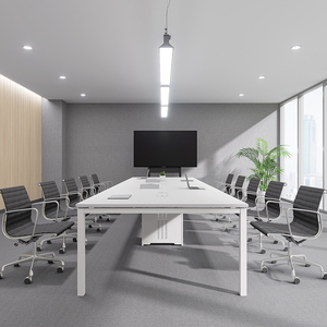 Table de bureau de direction moderne de luxe, nouvelle conception 2026, cadre robuste Greatway GRA-NTA, pour PDG et managers - Product Image 3