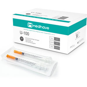 Медицинская одноразовая инсулиновая шприц-система CE/ISO: стерильная инсулиновая игла, пластиковый безопасный инсулиновый шприц - Product Image 6