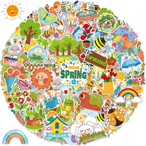 150 Adesivos de Vinil para Crianças, à Prova d'Água, Resistentes ao Desbotamento, Não Repetitivos, Adesivos à Prova de Intempéries, Lembrancinhas de Festa em Lote, Artesanato - Product Image 1