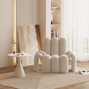Irregularly Shaped Single <b>Sofa</b> Chair Modern Minimalist Designer Reception <b>Sofa</b> For Beauty Salons And Homestays Casual Style - Product Image 2