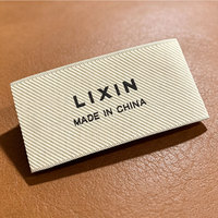 Étiquettes personnalisées en coton tissé pour robes, étiquettes de vêtements sur mesure, logo pour t-shirts, étiquettes de boutique, étiquettes de vêtements en tissu satiné bon marché à coudre