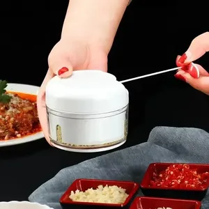 Prensa de Ajo 3 en 1, Picadora de Ajo y Cebolla, Molinillo de Carne Manual Multifuncional, Triturador, Utensilio de Cocina - Product Image 5