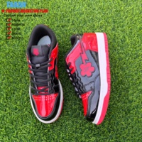 Chaussures Hommes Personnalisées sur Mesure Fabrication, Chaussures Basses en Cuir Verni Haut de Gamme, Baskets de Designer avec Personnalisation de Logo Gratuite