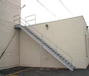 Outdoor Metal Building Material <strong>Fire</strong> <strong>Escape</strong> <strong>Stairs</strong> - Product Image 3