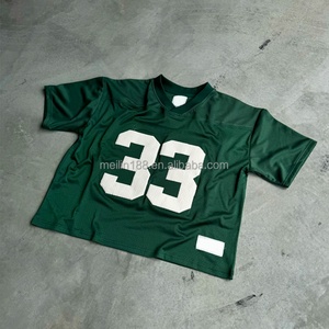 Camisetas de béisbol personalizadas de malla verde extragrandes con estampado 3D en relieve, manga corta, ligeras, de secado rápido, tipo jersey. - Product Image 1