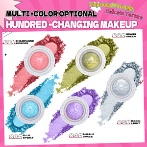 Bóng mắt Palette biểu tượng tùy chỉnh Tắc Kè Hoa bóng mắt trang điểm long lanh ánh sáng lung linh hành tinh Eyeshadow - Product Image 4