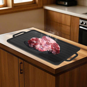 Planche de décongélation rapide pour <span class=keywords><strong>steak</strong></span>, cuisine à domicile, transfrontalière, en alliage de silicone, planche à découper pour la viande, la volaille, outils - Product Image 5