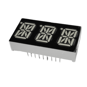 Display LED Alfanumerico a 3 Cifre e 14 Segmenti Super Green da 0,54 Pollici, Modello XH-5431-A/<span class=keywords><strong>BSG</strong></span>, Display LED a 16 Segmenti da 0,54 Pollici Più Luminoso - Product Image 1