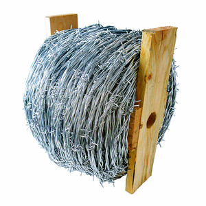 Fil de fer en acier inoxydable de haute qualité, rouleau de 250 m ou 500 m, clou, résistant à la rouille, galvanisé, grillage <span class=keywords><strong>barbelé</strong></span>, marché sud-américain, paire torsadée - Product Image 2