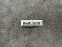 Étiquette tissée personnalisée avec logo de marque pour vêtements, en tissu damassé, pliée au centre, pour étiquettes de vêtements