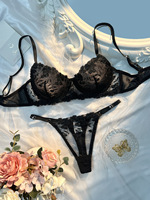 Sexy rouge pur désir mince Perspective soutien-gorge femmes maille brodé ensemble de Lingerie femme campagne Style voir à travers ensemble exotique