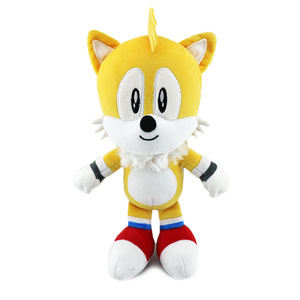 Juguetes de peluche de <span class=keywords><strong>Sonic</strong></span> <span class=keywords><strong>Shadow</strong></span> y Tails versión Q, muy vendidos, con relleno de algodón PP. - Product Image 1