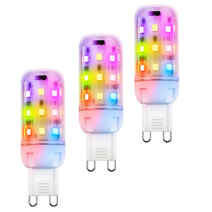 Nouvelle ampoule Led RGB <span class=keywords><strong>G9</strong></span> 14 couleurs Dimmable 2.5W 110V 230V <span class=keywords><strong>G9</strong></span> avec ampoule télécommandée - Product Image 4