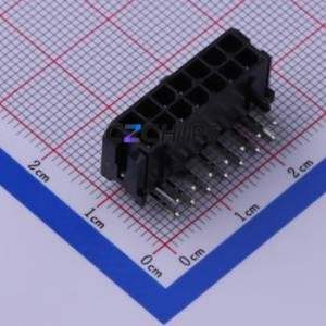 C3030WR-F-2X07P Wire-to-Board Pin Header Bent Lead Through Hole,P=3mm Connector 2x7P 3mm Right Angle Insert 14P - Product Image 1