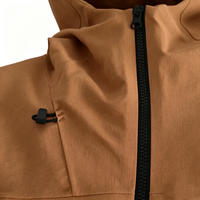 Veste coupe-vent pour homme, style minimaliste, mode urbaine, coupe décontractée, vêtements personnalisables, toutes saisons, uni