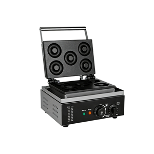 Machine à Donuts Électrique Compacte 5 Grilles 1.55KW 220V Thermostat Réglable Mini Machine à Donuts pour Pâtisserie, Café et Petit-Déjeuner - Product Image 6