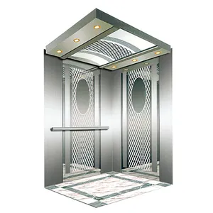 Cabine d'ascenseur <span class=keywords><strong>NOVA</strong></span> en acier/acier inoxydable, faible niveau sonore, certifiée ISO, garantie 1 an, livraison rapide, design contemporain pour bureau - Product Image 1