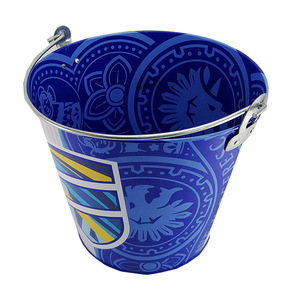 Custom Logo Party Drink Cooler Eco-Friendly <b>Plastic</b> Round 5L Beer Wine for Ice Bucket - Product Image 2