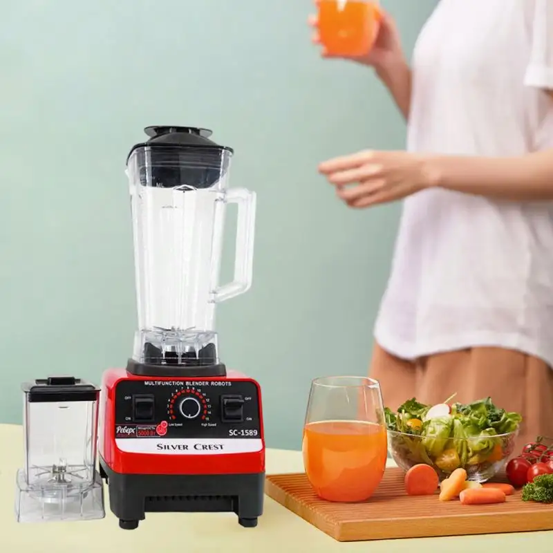 heavy 2l green smoothie fruit duty mixer commercial kitchen, blender for countertop/