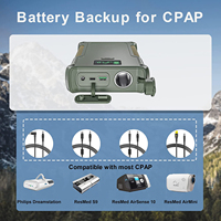 Batterie de secours portable pour CPAP 36000mAh 133Wh, alimentation pour appareil CPAP ResMed AirMini, AirCurve 10 ASV, batterie externe