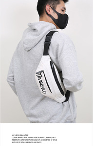 Unisex Custom Logo Fashion Oxford <b>Waterproof</b> Belt Mobile <b>Phone</b> Pocket Fanny Multifunction Pack Pouch Waist <b>Bag</b> - Product Image 6