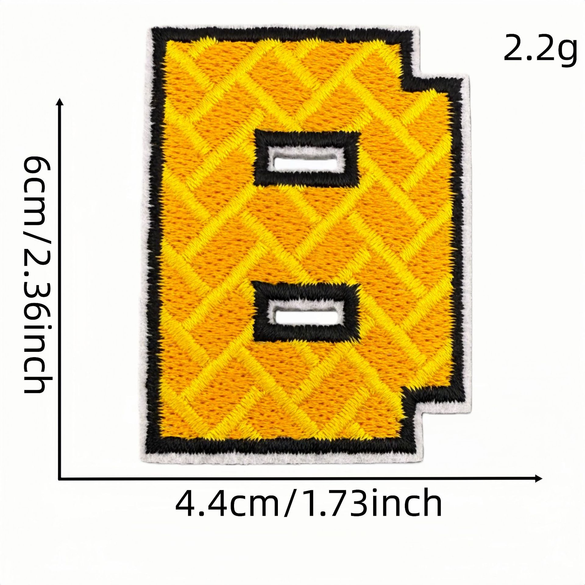 Inglés letter cloth sticker B