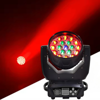 Fabrikpreis Großhandel 19 Stück 15W RGBW 4-in-1 Bühnenlicht Moving Head Zoom Wash Light für DJ Disco LED-Beleuchtung