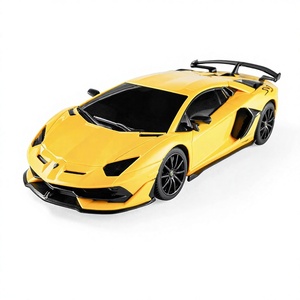 BEZGAR Modellino Auto Sportiva Elettrica Lamborghini Aventador SVJ in Scala 1:24, Giocattolo Pronto all'Uso con Telecomando per Bambini da 0 a 24 Mesi - Product Image 1