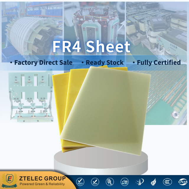 Electrical Insulation Board 0.5-50mm FR4 Laminate Transformer Used Support Strips and Pads  FR4 Dielectric Material