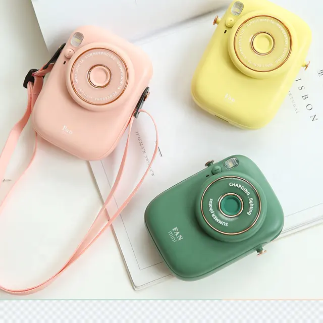 2021 Hanging Neck USB Fan Portable Mini Fan Usb Rechargeable Cooling Hands-free Hanging Neck Band Fan for Outdoor Traveling