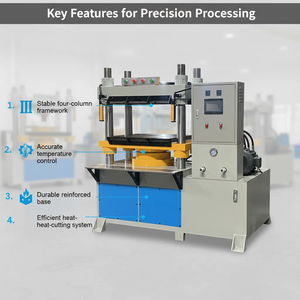 Machine de moulage à chaud pour mousse composite 200T avec écran tactile PLC et système intégré de découpe et d'estampage secondaire - Product Image 3