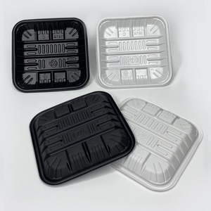 1414B Hot sale supermarket refrigerator PP meat packaging plastic white disposable frozen food tray
