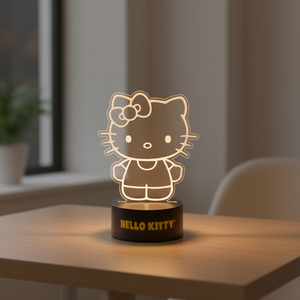 <span class=keywords><strong>Veilleuse</strong></span> LED en acrylique mini mignonne et moderne <span class=keywords><strong>Hello</strong></span> <span class=keywords><strong>Kitty</strong></span> pour chambre à coucher - Product Image 2