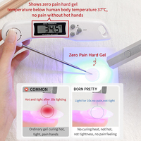 BORN PRETTY 1KG Gel UV Constructeur d'Extensions d'Ongles Sans Brûlure EU Sans Chaleur Sans TPO Sans HEMA Gel Dur Transparent Effet Gelée pour Ongles en Gros