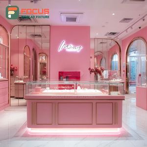 Fabricante de Sistemas de Exhibición de Joyería Minimalistas Personalizados, Acabado Laminado, Mueble de Joyería para Tiendas de Marca - Product Image 3