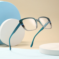 2024 gran oferta marco óptico de acetato de moda tendencia ojo de gato diseñador Marco de anteojos acetato grueso para Mujeres Hombres