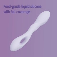 Vibrateur féminin en silicone imperméable avec 7 modes, fonctionnement silencieux à 50 dB, non lubrifié, jouet de massage pour femmes adultes