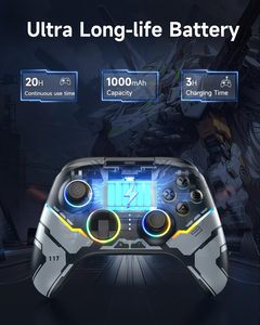 EasySMX X15 Inalámbrico Mejorado para Gamepad con Joysticks/Triggers/Iluminación RGB, Sin Desviación del Joystick/Ni Zona Muerta, Compatible con Windows - Product Image 4