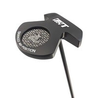 Putter de golf universel réglable pour hommes et femmes, à tête large, en alliage de zinc et de titane, avec détection de pente et ligne de visée